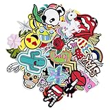 Chiluxendo 60 Stück Bügelflicken, Flicken zum Aufbügeln, Bestickte...