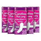 CAREFREE Slipeinlagen Plus Long ohne Duft (5 x 40 Stück), super saugstark,...