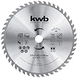 kwb Bau-Kreissägeblatt 315 x 30 Sägeblatt für Tisch-Kreissägen,...