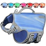 VIVAGLORY Neoprene Schwimmweste Hund, Rettungsweste Hund für Bootfahren,...