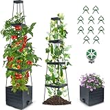 MQHUAYU 145cmTomatentopf，Selbstbewässernder Tomatentopf mit...
