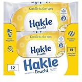 Hakle - Feucht Kamille und Aloe Vera 12 Packungen