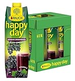 Rauch Happy Day Schwarze Johannisbeere | herb und aromtisch | mit viel...