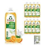 Frosch Universal-Reiniger Orange - 8er Pack (8 x 750 ml) - Kraftvoller...