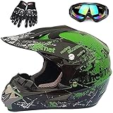 ZJRA Jugend Motorradhelme,Kinderfahrradreithelm,Junge Und Mädchen, Roller...