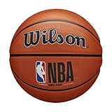 Wilson Basketball NBA DRV PRO, Outdoor, Tackskin Gummi, Größe: 6, Braun