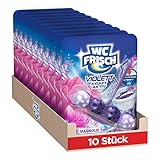 WC FRISCH Kraft Aktiv Violettspüler Magnolie, 10er Pack, WC Reiniger für...