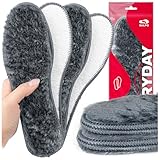 SULPO 2 Paare Einlegesohlen Warm Damen – Plüsch-Oberseite, Thermosolen...