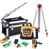 Samger Rotationslaser Selbstnivellierend 360 Linienlaser Grün IP54 mit...