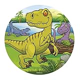 Dekora 231367 - Dinosaurier Tortenaufleger aus zuckerfreiem Esspapier - 16...
