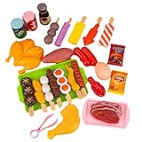 Grill-Set für Kinder, Grill, Spielzeug, Küche, Spielzeug, Essen, Küche,...