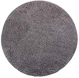 Brandsseller Badezimmerteppich Ø 60 cm Badvorleger Badematte Badteppich...