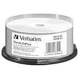 Verbatim BD-R DL Blu-ray Rohlinge 50 GB, Blu-ray-Disc mit 6-facher...