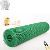 Robuster, PVC-beschichteter, geschweißter Maschendrahtzaun, 1 x 5 m, 2,2...