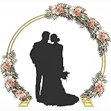 Hochbelastbarer Metall-Hochzeitsbogen - Rostfreier runder Pavillon,...