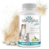 Ida Plus Bierhefe-Tabletten 120 Stück für Hund & Katze - reich an...