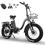 Klapprad E-Bike, E Bike Elektrofahrrad mit 48V/24Ah Samsung-Akku, Bis zu...