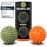 M.S.Lemberg® Igelball Massage Set - Massageball für Reflexzonen,...