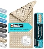 Blumbach® Badewannenmatte rutschfest 88x40cm – inkl. 2 Haken zum...