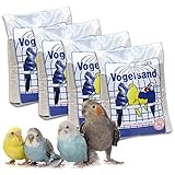 25 kg Vogelsand Naturweiss mit Kalk u. Anis (5 x 5 kg) hygienisch +...