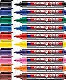 edding 300 Permanentmarker -10 Farben - 10 Stifte - Rundspitze 1,5-3 mm -...