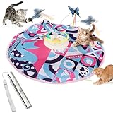 2 in 1 Elektrisches Interaktives Katzenspielzeug mit Laserpointer Katze,...
