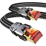 Tesmax Cat 8 LAN Kabel 5meter, 40Gbps Netzwerkkabel Hochgeschwindigkeits...