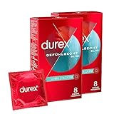 Durex Gefühlsecht Slim Fit Kondome – Hauchzarte Kondome mit schmaler...