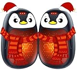 FANDLISS Handwärmer Elektrisch 2er, Schwarz Taschenwärme mit 8000mAh, USB...