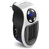 TROTEC Steckdosen Heizlüfter TFC 1 E – Heizleistung 500 W – mini...