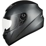 Favoto Motorradhelm Integralhelme für Erwachsene Vollvisierhelm Mopedhelm...