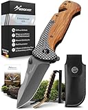 BERGKVIST® K39 Klappmesser (Einhandmesser) in der Waldholz-Edition für...