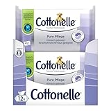 Cottonelle Feuchtes Toilettenpapier, Pure Pflege, 12 x 42 Tücher,...