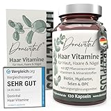Haar-Vitamine Testnote: 'SEHR GUT' 27 Wirkstoffe - Hochdosiert Biotin Zink...