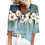 Damen t Shirts,t-Shirt Damen weiß,damenblusen,Long top,top Damen...