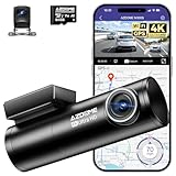 AZDOME Dashcam Auto Vorne Hinten 4K+1080P, WiFi GPS Dash Cam, Autokamera...
