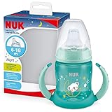 NUK First Choice Trinklernbecher Night | 150ml | Leuchtet zum einfachen...
