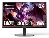 Minifire 24 Zoll 180Hz Gaming Monitor - 1ms (MPRT) mit FHD 1080p PC Monitor...