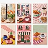 Wishtokee 6 Stück Malen Nach Zahlen Erwachsene DIY Paint by Numbers...