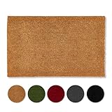 Carpido rutschfeste Kokosmatte - 40 x 60 cm Natur - Nachhaltige Naturfaser...