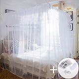 Faburo Moskitonetz Bett, Moskitonetz 220x200x200cm, Moskitonetz Doppelbett...