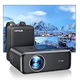 Beamer【Autofokus/Trapezkorrektur】 30000 Lumen Beamer 4K Heimkino...