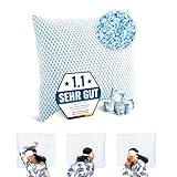 Memory Foam Kissen 80x80 – Weiches Gel-Kopfkissen für Seitenschläfer...