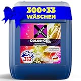 VERY® Color Waschmittel Flüssig Gel [10L KANISTER] - Flüssigwaschmittel...
