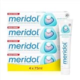 meridol Zahnpasta 4x75ml - Zahncreme bekämpft Zahnfleischentzündungen,...