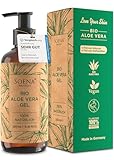 Aloe Vera Gel BIO - Vegan | Mit PUREM BLATTSAFT | 100% NATÜRLICH & REIN |...