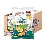 Lorenz Snack World Kichererbsenchips Sour Cream & Onion, 12er Pack (12 x 85...