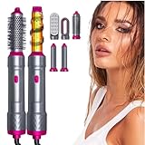 5 in 1 Hairstyler Rotierende Warmluftbürste Föhnbürste Set, Airstyler...