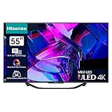 Hisense 55U7KQ 139 cm (55 Zoll) Fernseher 4K Mini LED ULED HDR Smart TV,...