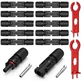 RedStar24 Solarstecker 10 Paar - Steckverbinder Männlich & Weiblich...